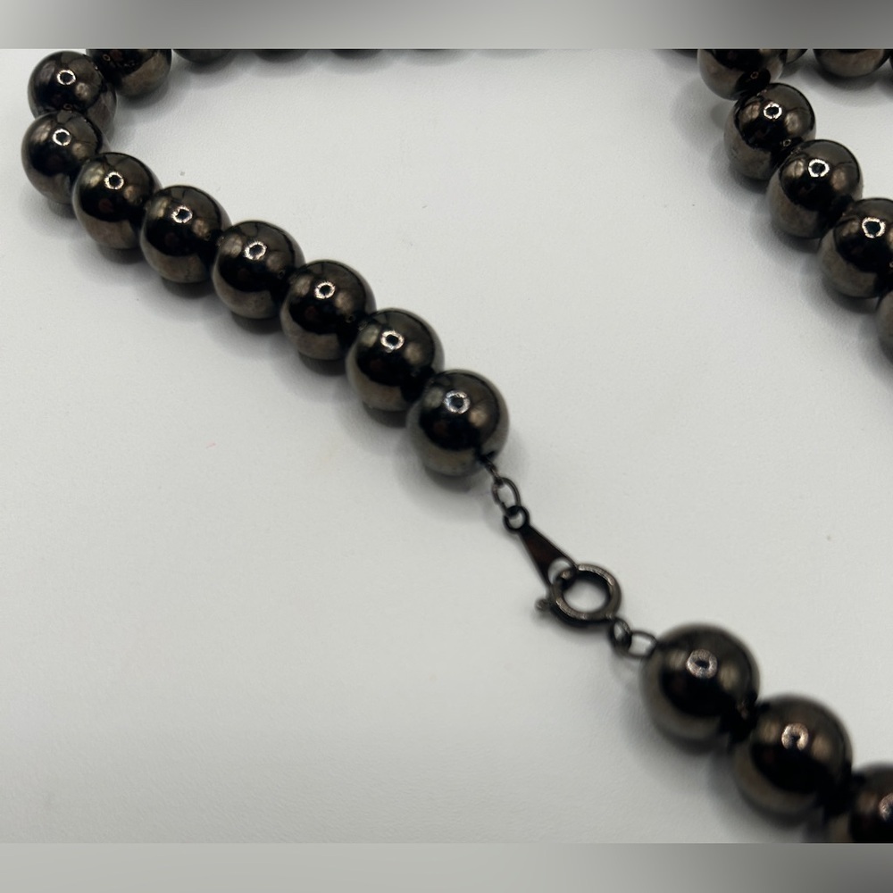 Vintage 1990’s Chocolate Brown Beaded Necklace​​​​ - Picture 5 of 10